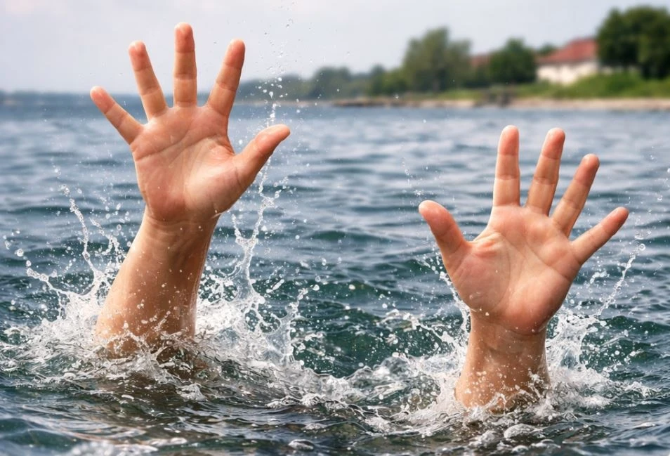 Hoc sinh lop 6 duoi nuoc tu vong tren song Huong hinh anh