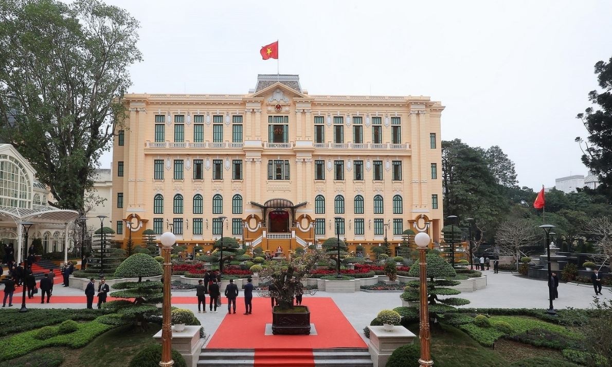 Van phong Chu tich nuoc thay doi tru so lam viec hinh anh