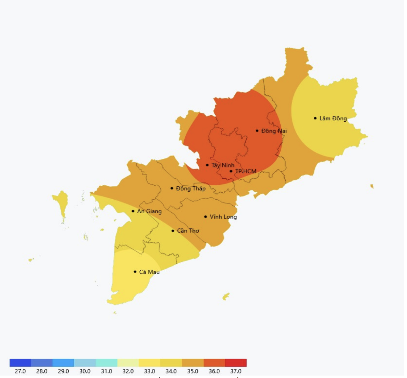 TP.HCM sap buoc vao cao diem nang nong hinh anh