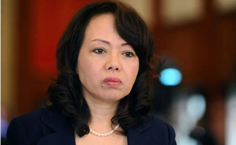 AIC trung thau,  Cuu Bo truong,  Bo Y te,  Nguyen Thi Kim Tien anh 1