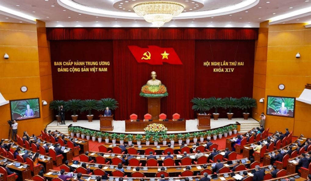 Thong bao Hoi nghi lan thu hai Ban Chap hanh Trung uong Dang khoa XIV hinh anh