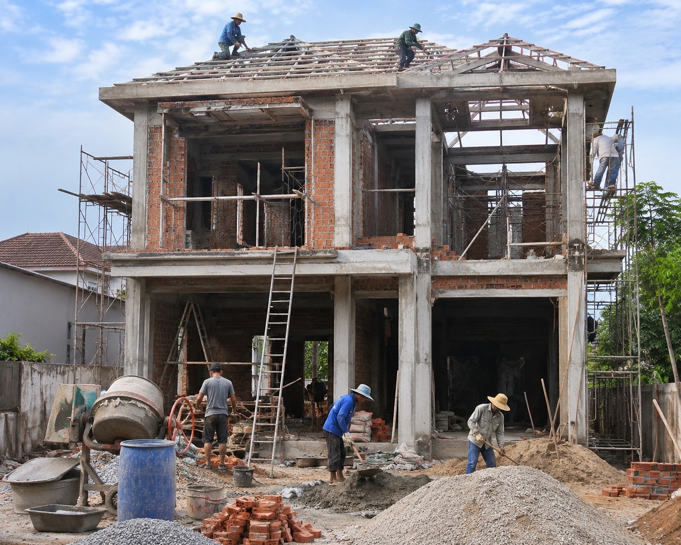 Hà Nội thí điểm miễn giấy phép xây dựng nhà ở riêng lẻ