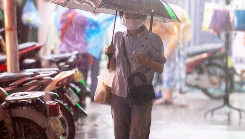 Nam Bo nang nong dien rong, mien Bac chuyen mua lon hinh anh