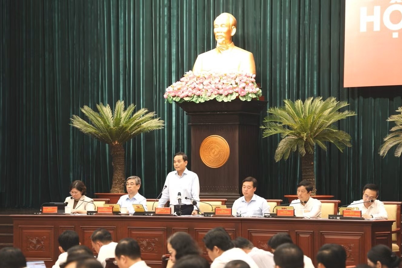 Phan cong nhiem vu cac lanh dao Thanh uy TP.HCM hinh anh