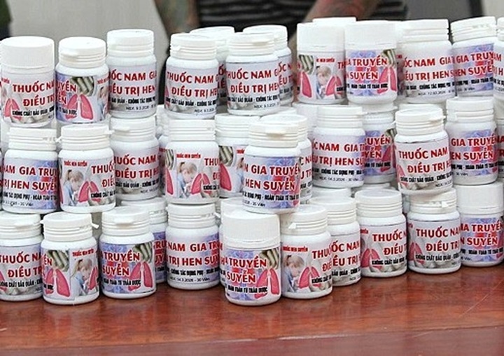 Khoi to doi tuong san xuat, buon ban thuoc hen suyen gia hinh anh