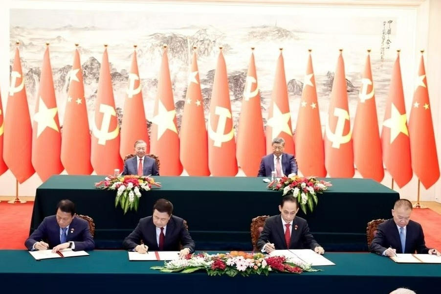 Le ky cac van kien hop tac giua hai nuoc Viet Nam - Trung Quoc hinh anh