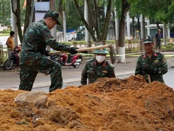 Quang Ngai quy tap hai cot liet si o duong Truong Chinh het nam 2026 hinh anh