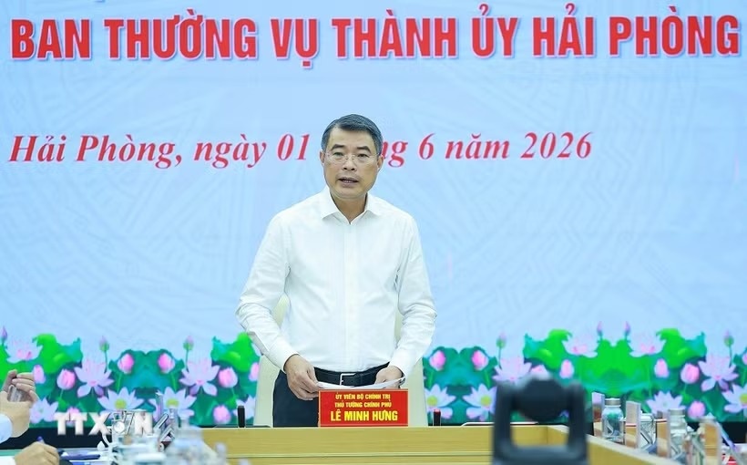 Thu tuong Le Minh Hung: Hai Phong phai di dau doi moi mo hinh tang truong hinh anh