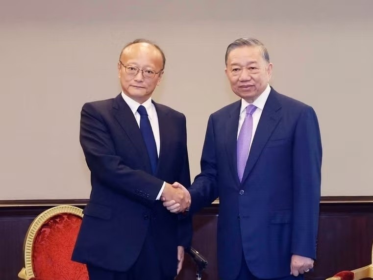 Tong Bi thu, Chu tich nuoc tiep lanh dao mot so to chuc, tap doan o Philippines hinh anh