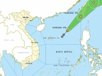 Tin moi nhat ve ap thap nhiet doi dau tien nam 2026 xuat hien tren bien Dong hinh anh