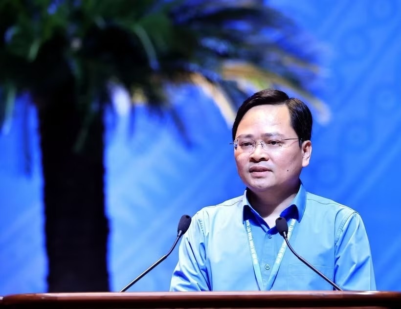 Ong Nguyen Anh Tuan tai dac cu Chu tich Tong Lien doan Lao dong Viet Nam hinh anh