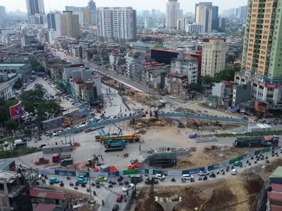 Ha Noi dieu chinh giao thong nut Lang Ha - Giang Vo tu ngay 12/6 hinh anh