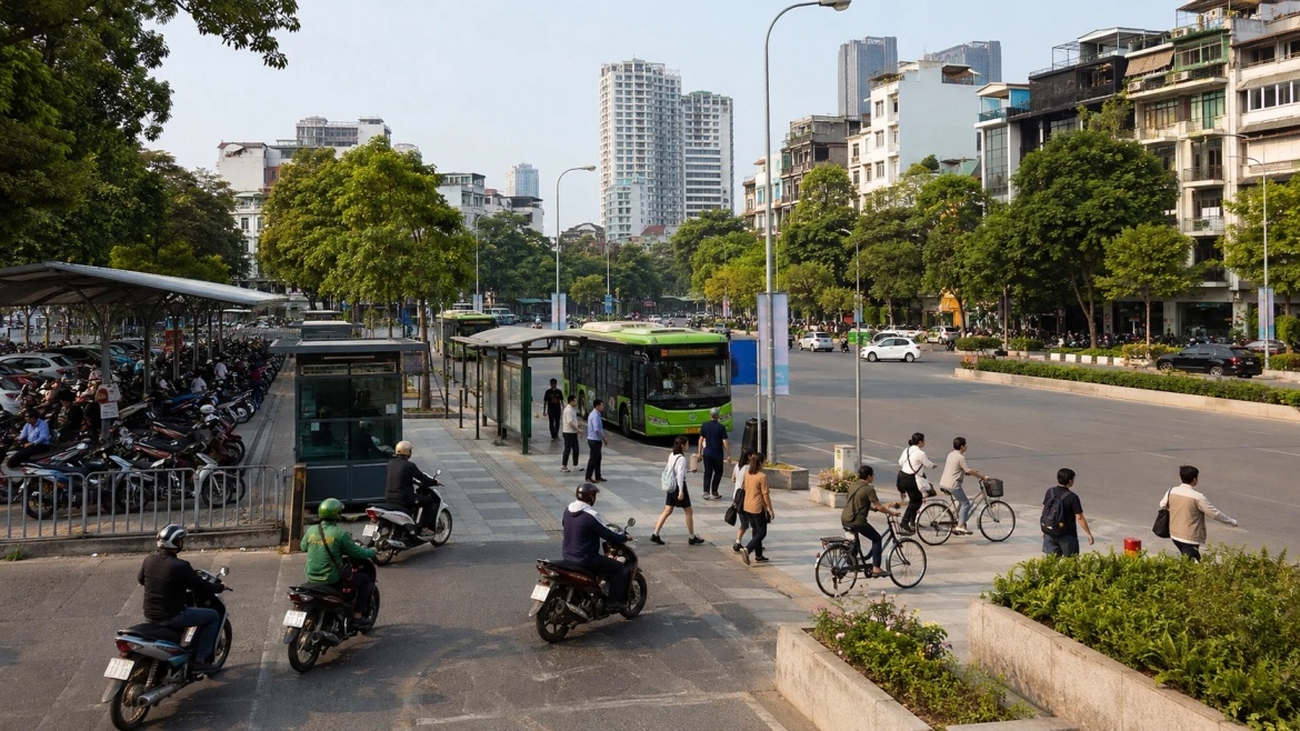 Ha Noi giai dap cau hoi 'nguoi dan vao vung phat thai thap gui xe o dau?' hinh anh