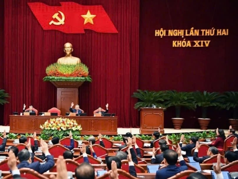 Bo Chinh tri quy dinh thanh phan tham du, thoi gian to chuc Hoi nghi Trung uong hinh anh