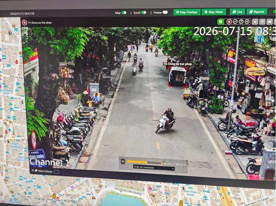 xe m&aacute;y bị phạt ảnh 1