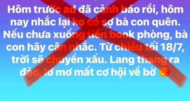 Làm rõ fanpage tung tin xấu về thời tiết, gây hoang mang dư luận