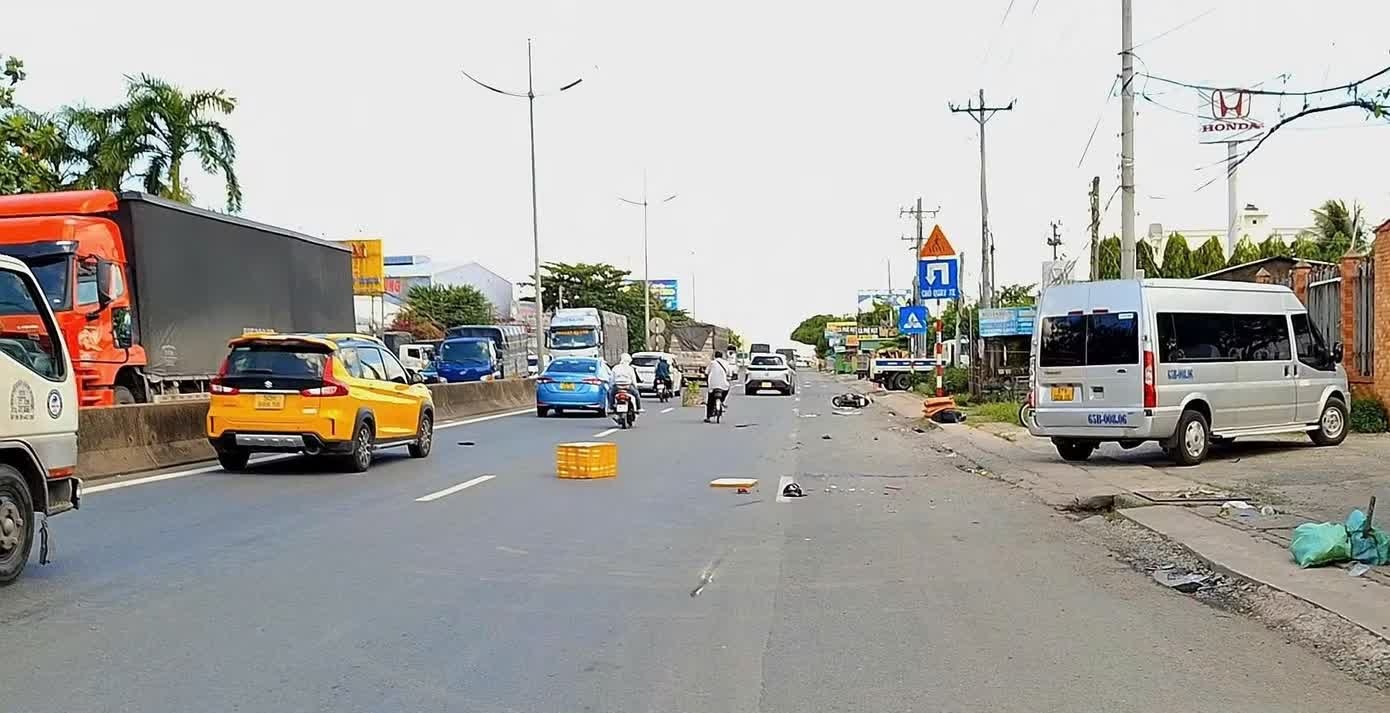 Va chạm liên hoàn trên đường dẫn cao tốc, cụ ông tử vong