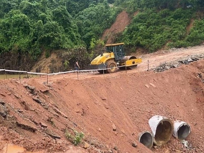 Thông xe trên Quốc lộ 12, nối 2 tỉnh Lai Châu - Điện Biên