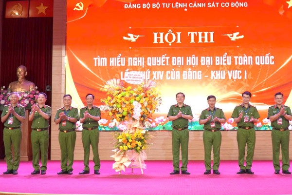 Bộ Tư lệnh CSCĐ lan tỏa tinh thần học tập và thực hiện Nghị quyết Đại hội XIV