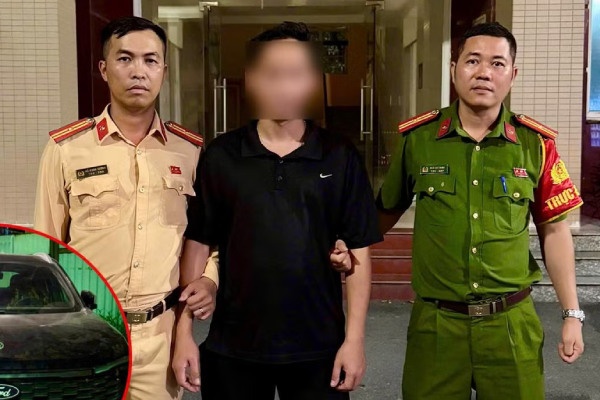 Tạm giữ hình sự tài xế ôtô đẩy CSGT để bỏ chạy