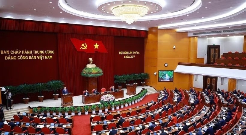 Thông cáo báo chí về ngày làm việc thứ nhất Hội nghị Trung ương 3 khóa XIV