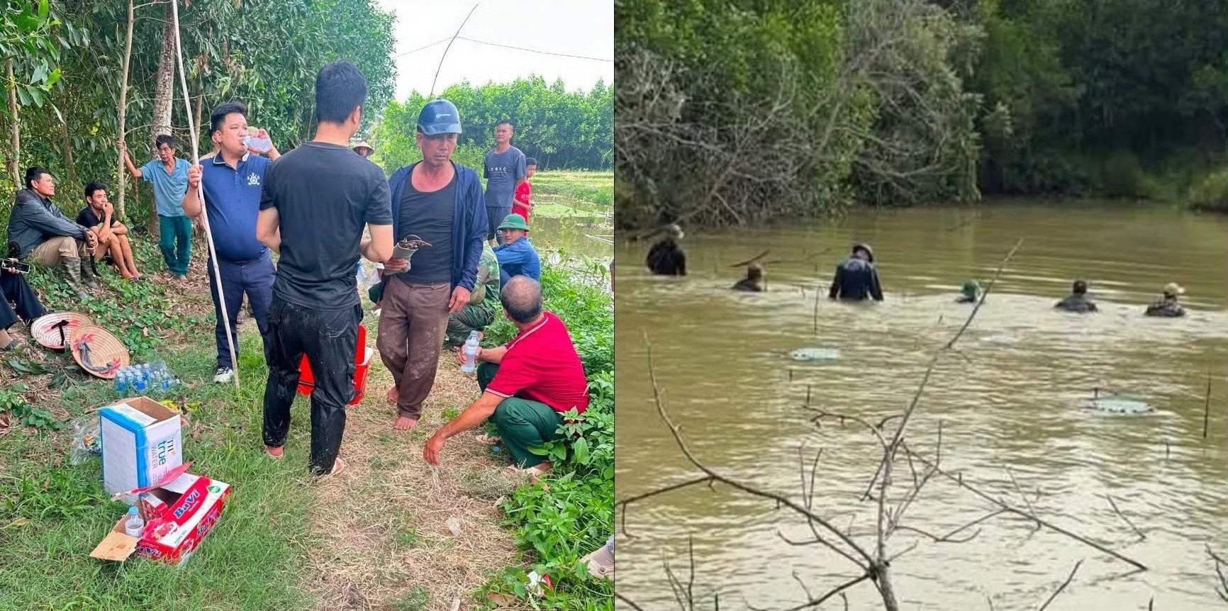 thi thể dưới đầm ảnh 2