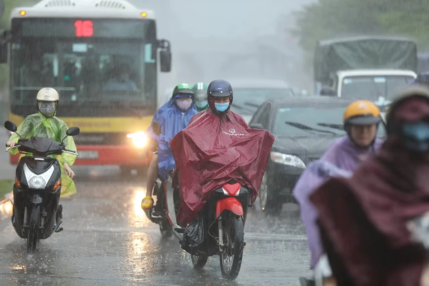 Miền Bắc sắp mưa lớn dài ngày