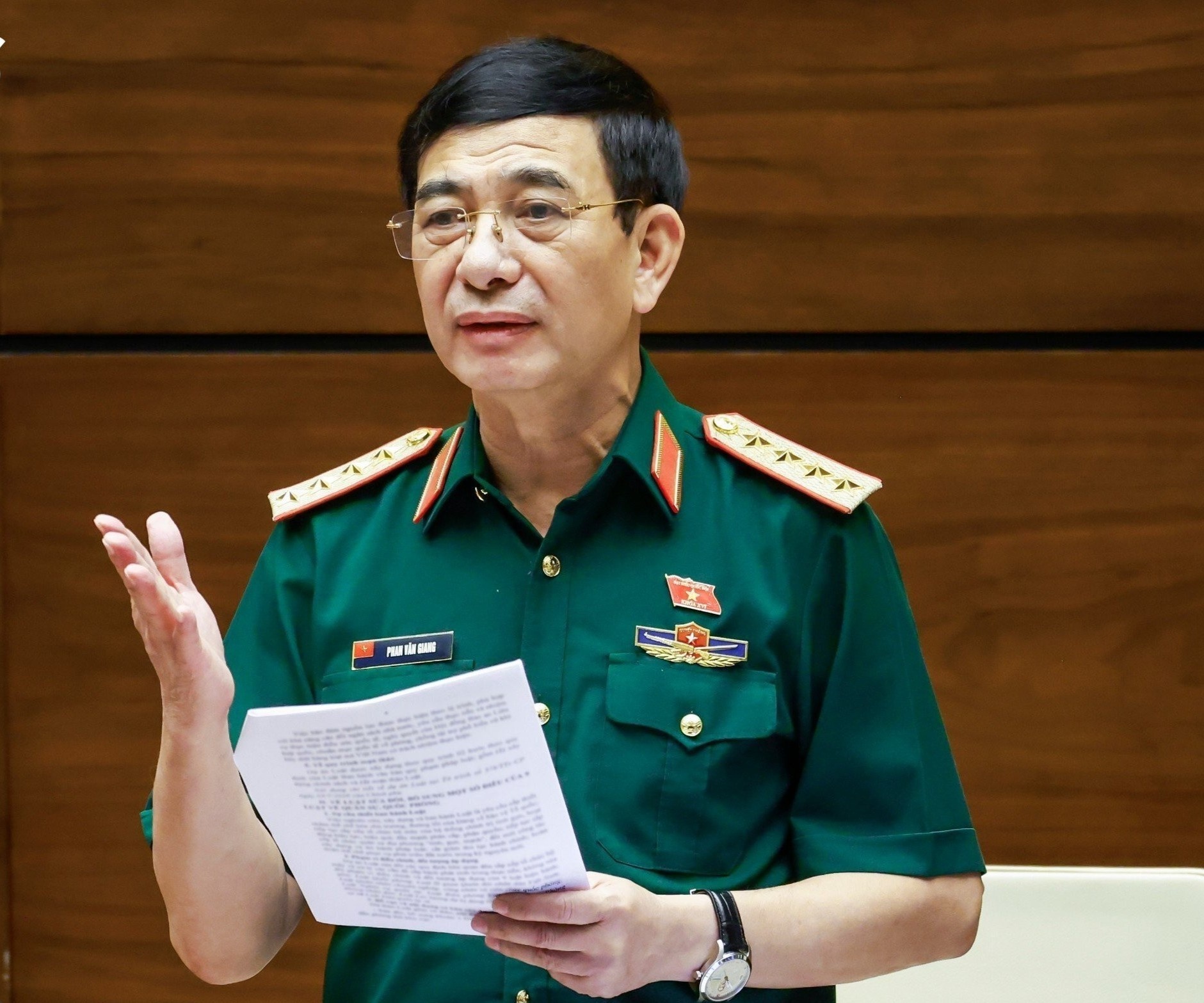 Đại tướng Phan Văn Giang: Cấp xã phải có thao trường để bộ đội huấn luyện
