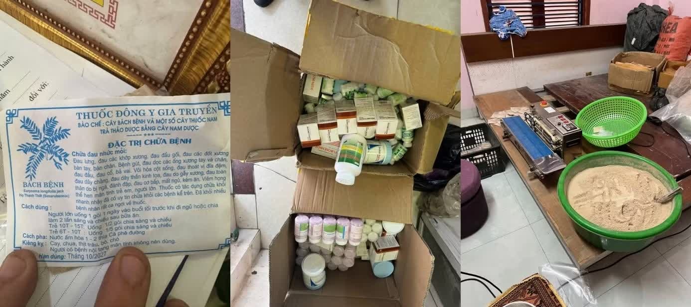 sản xuất,  bu&ocirc;n b&aacute;n,  thuốc Đ&ocirc;ng y giả ảnh 3