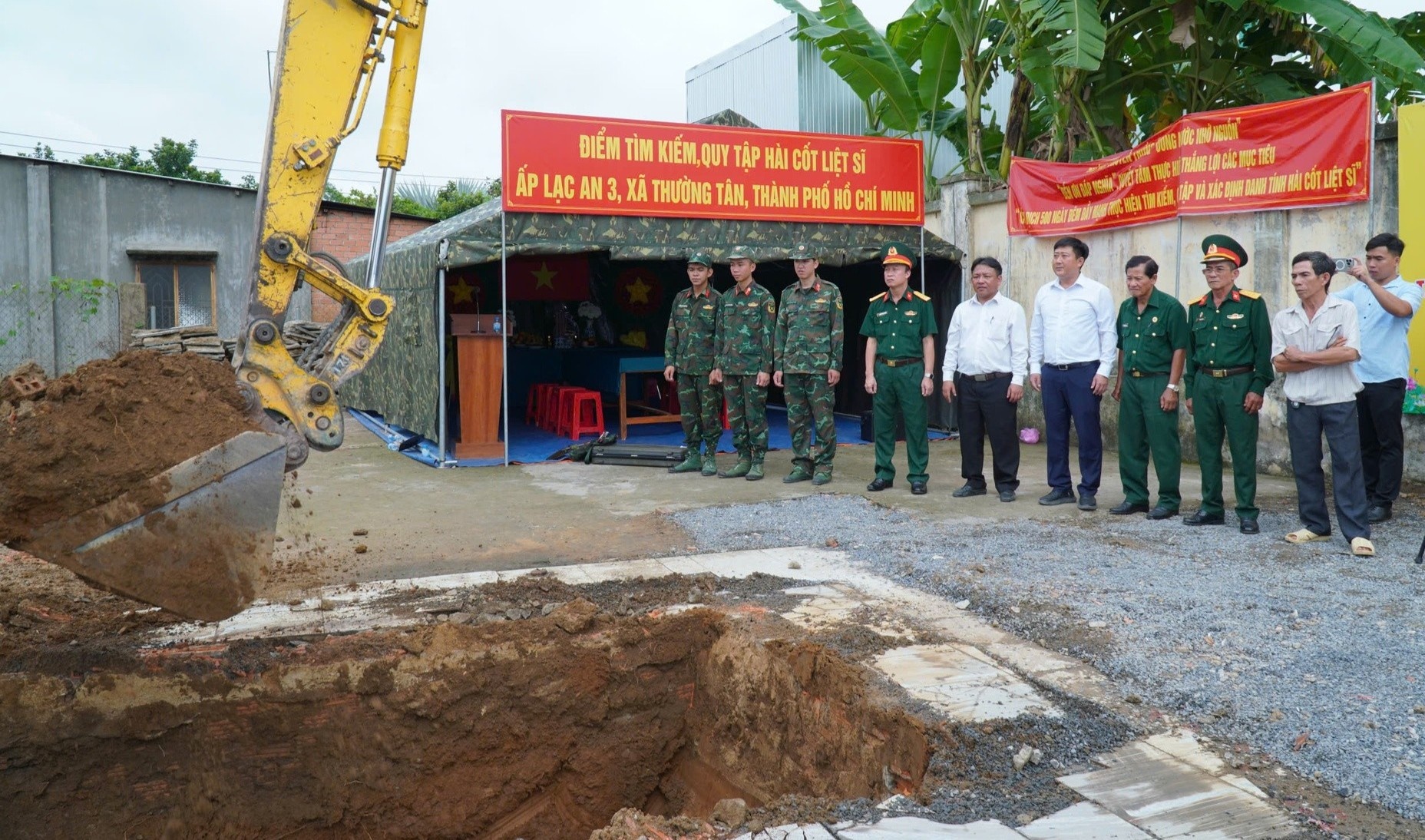 TP.HCM quy tập khu mộ liệt sĩ tập thể tại xã Thường Tân
