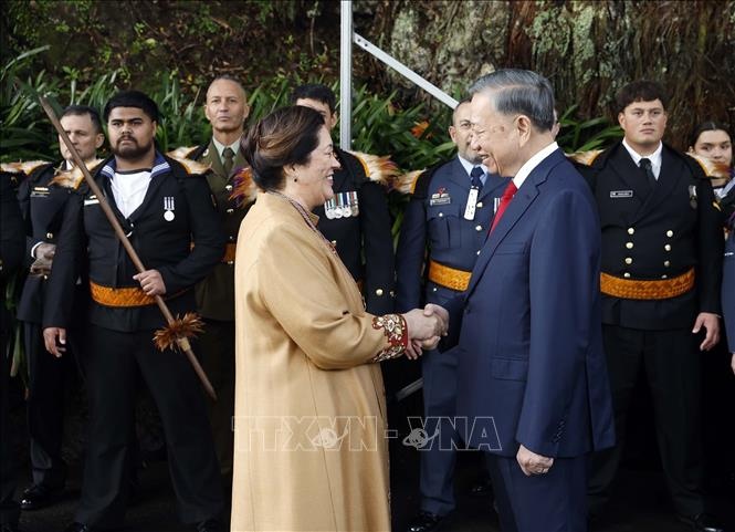 Lễ đón Tổng Bí thư, Chủ tịch nước Tô Lâm thăm cấp Nhà nước New Zealand