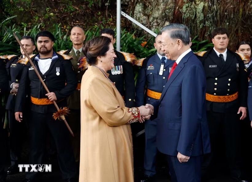 Lễ đón Tổng Bí thư, Chủ tịch nước Tô Lâm thăm cấp Nhà nước New Zealand