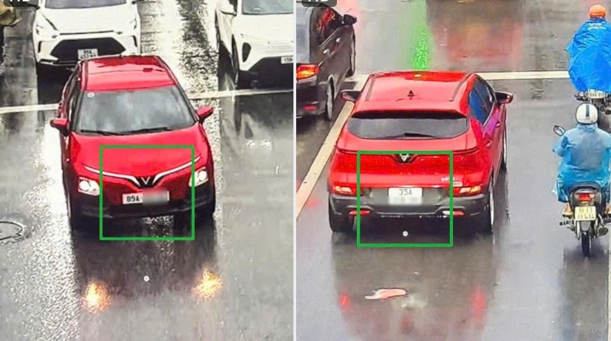 Tài xế ôtô gắn 2 biển số khác nhau 'né' phạt nguội
