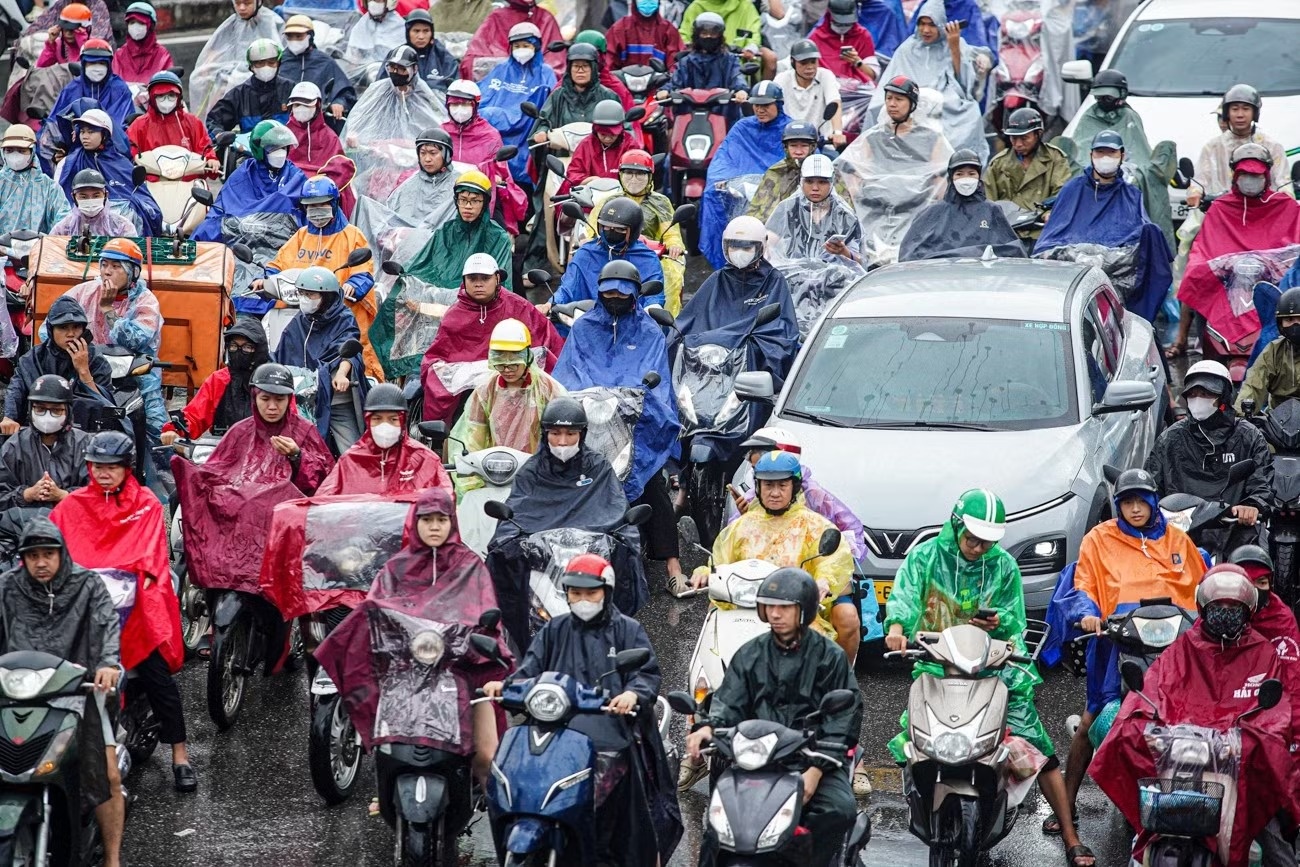 Hà Nội hôm nay tiếp tục mưa to