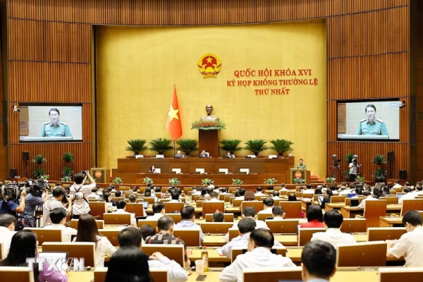 Thông cáo báo chí số 13, Kỳ họp không thường lệ thứ Nhất, Quốc hội khóa XVI