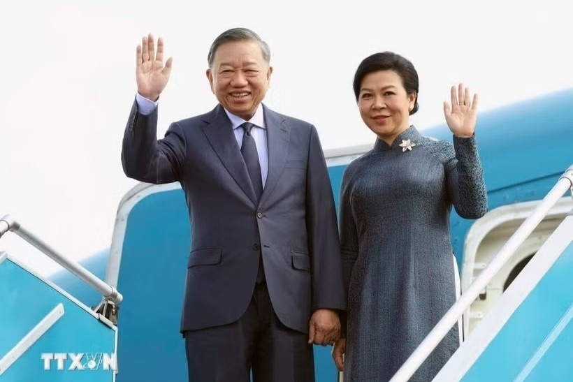 Tổng Bí thư, Chủ tịch nước Tô Lâm cùng Phu nhân lên đường thăm Nga và Pháp