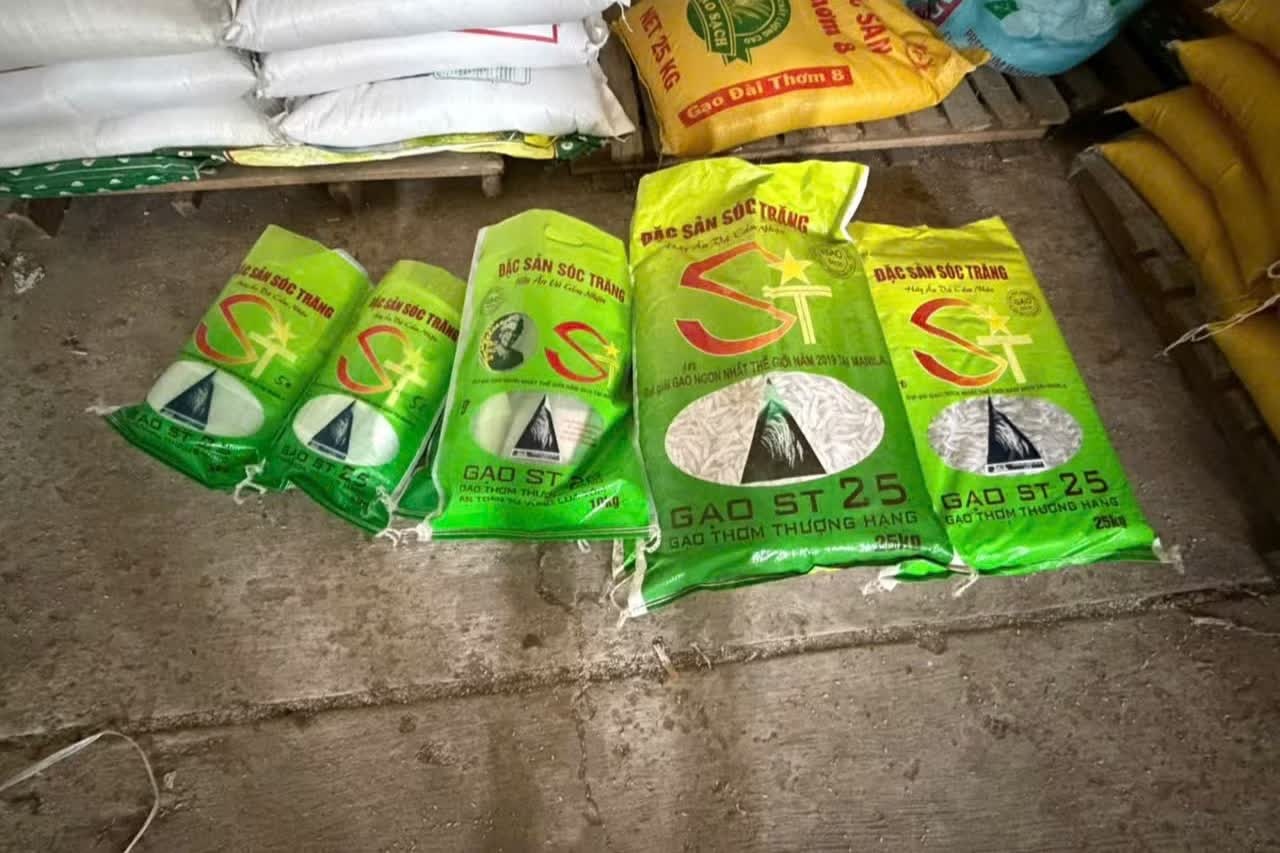 gạo giả mạo,  nh&atilde;n hiệu ST25 ảnh 1