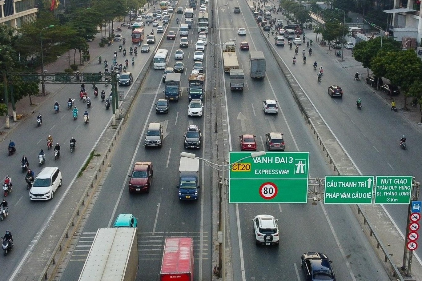 Cục CSGT đề xuất bỏ làn dừng khẩn cấp, hạ tốc độ trên Vành đai 3 Hà Nội