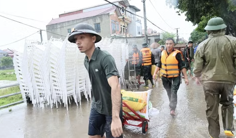 Hà Nội: Thực hư tin ‘vỡ đê’ ở xã Quảng Bị