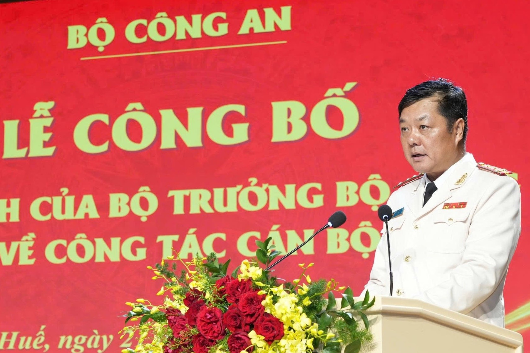 Phó giám đốc Công an TP.HCM làm Giám đốc Công an TP Huế