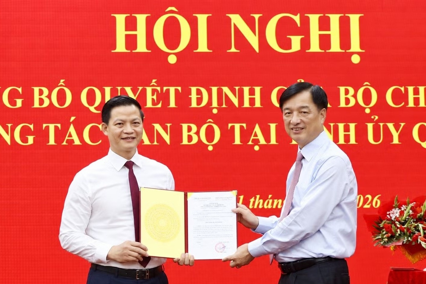 Ông Vương Quốc Tuấn giữ chức Bí thư Tỉnh ủy Quảng Trị