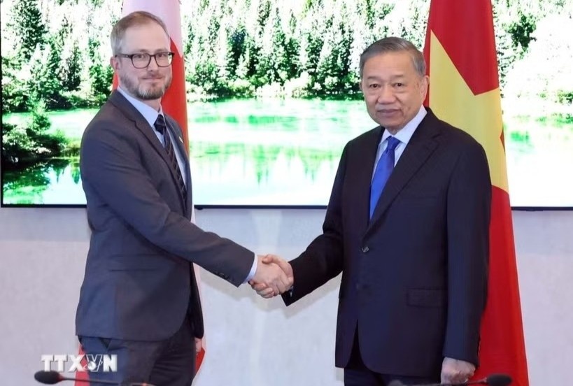 Tổng Bí thư, Chủ tịch nước Tô Lâm tiếp lãnh đạo Đảng Cộng sản Canada