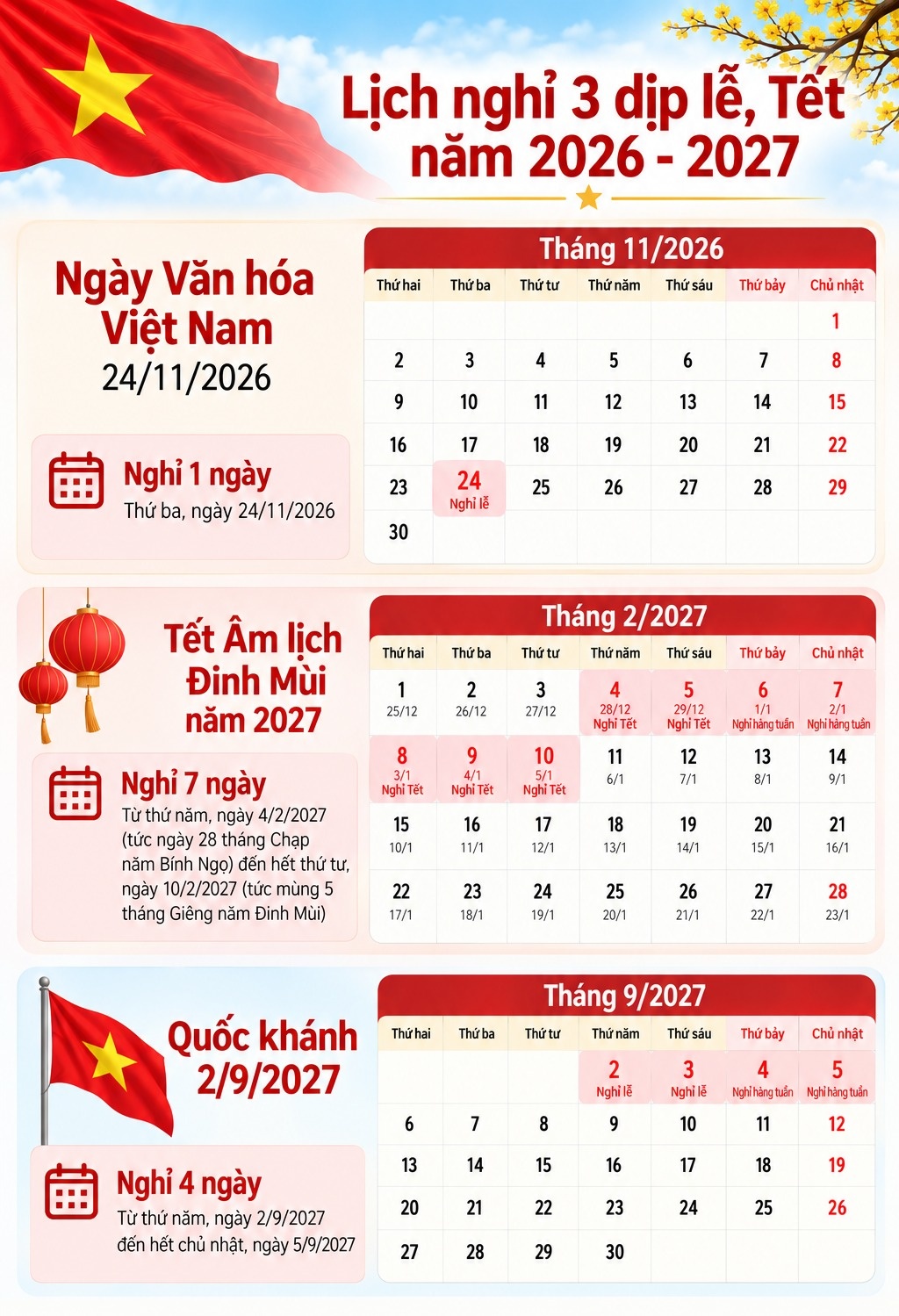 lịch nghỉ ảnh 1