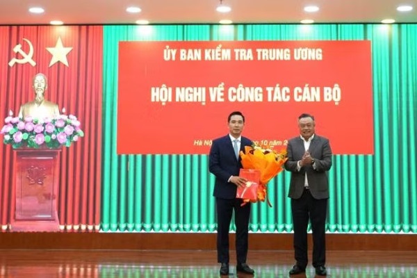 Ông Trần Văn Phúc giữ chức Phó Chủ nhiệm Ủy ban Kiểm tra Trung ương khóa XIV