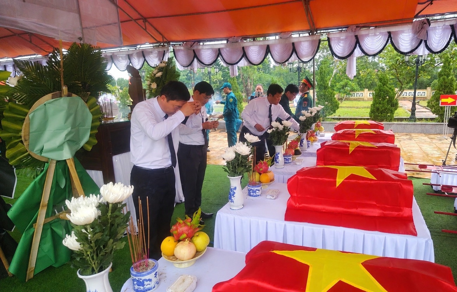Truy điệu 5 hài cốt liệt sĩ được tìm thấy ở núi Hòn Tàu, Đà Nẵng