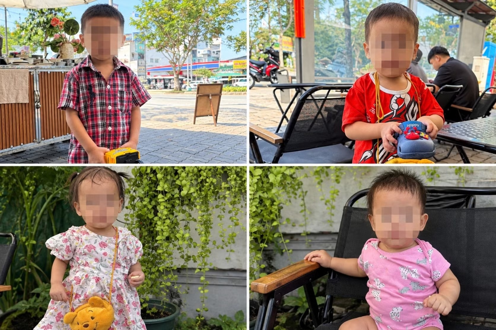 Chưa có ai đến nhận 4 trẻ bị bỏ rơi trước cổng chùa ở TP.HCM