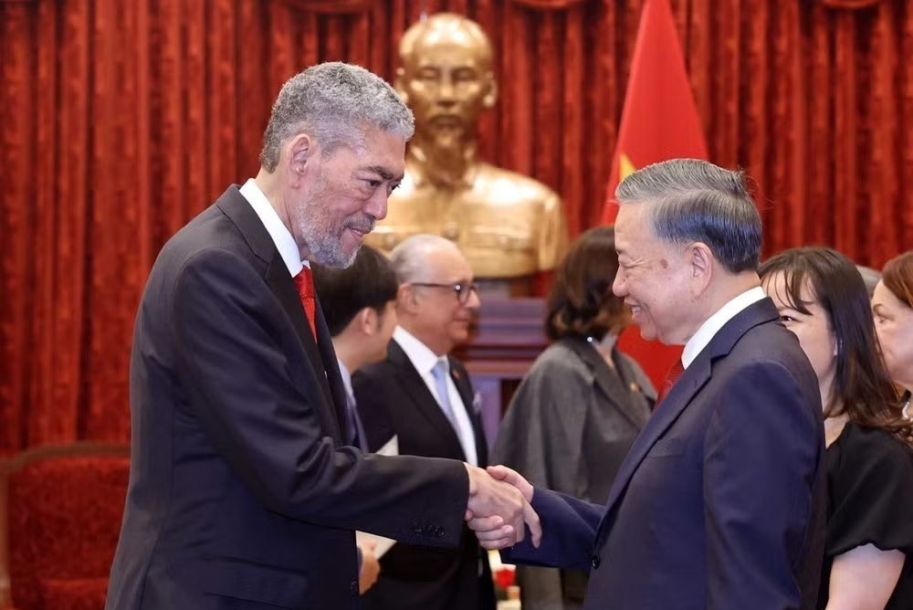Tổng Bí thư, Chủ tịch nước Tô Lâm tiếp Tổng Bí thư Đảng Phong trào Cánh tả Thống nhất Dominicana