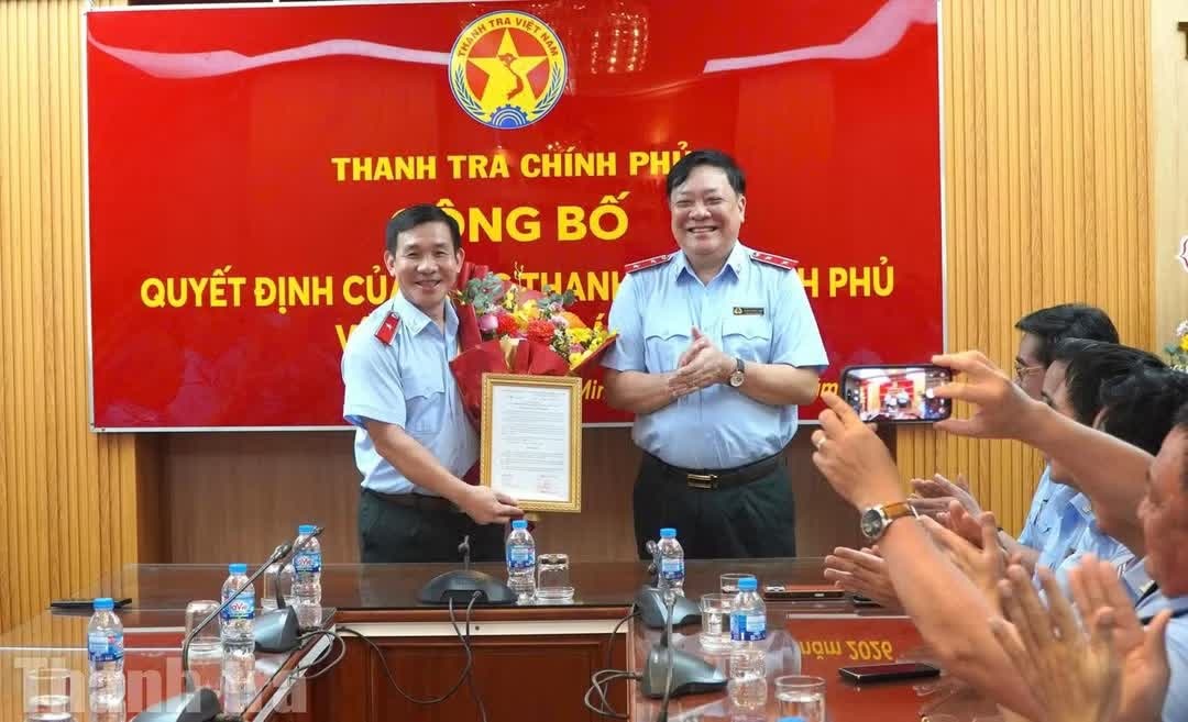 Thanh tra Chính phủ điều động, bổ nhiệm lãnh đạo cấp Cục, Vụ
