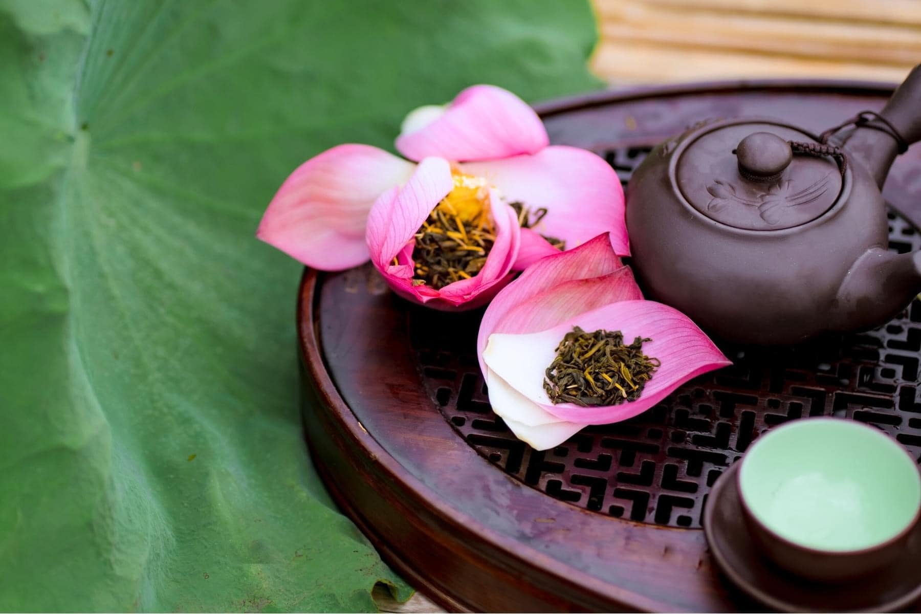 Người xưa ướp trà sen như thế nào?