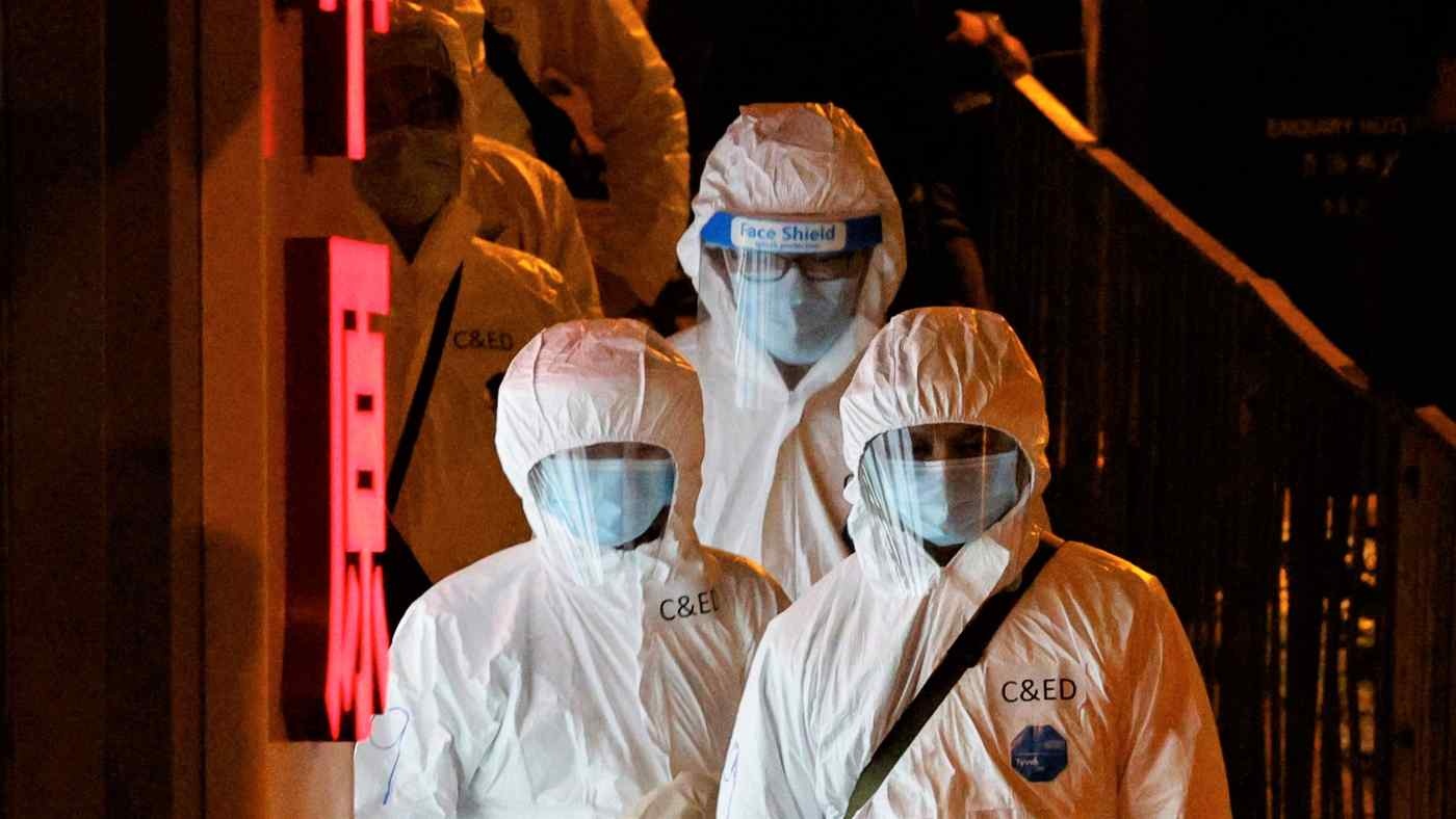 Ca nhiem bien chung Omicron o Hong Kong khien ca chau A lo ngai hinh anh